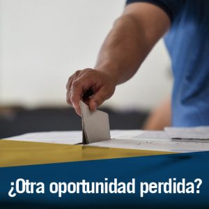 oportunidad perdida